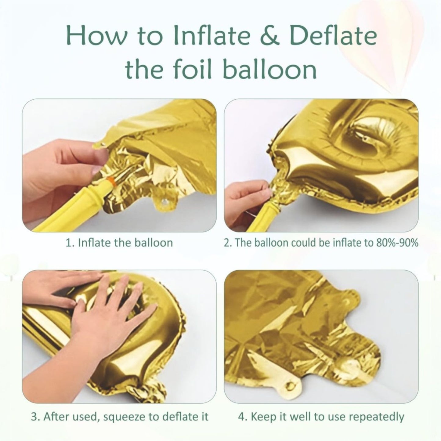Cocomelon Foil Balloon Set 5 Pieces Kids Birthday Decoration