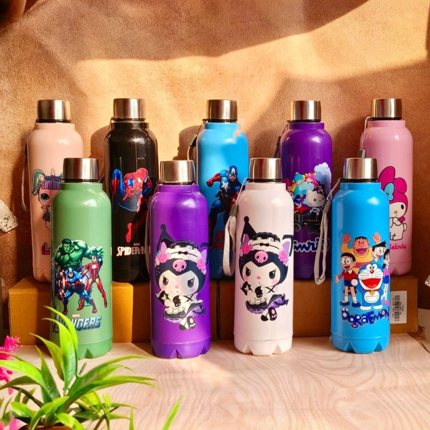 Insulated Stainless Steel Character Water Bottle for Kids 750ml