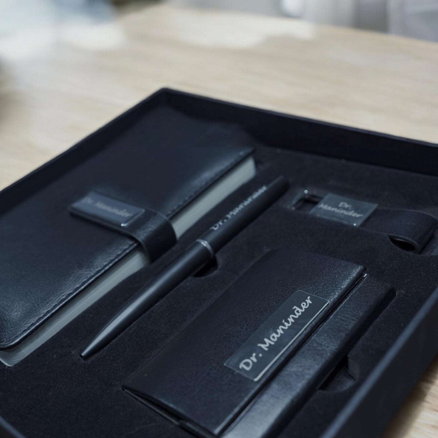 Customised Corporate Set - Diary Pen Cardholder Keychain