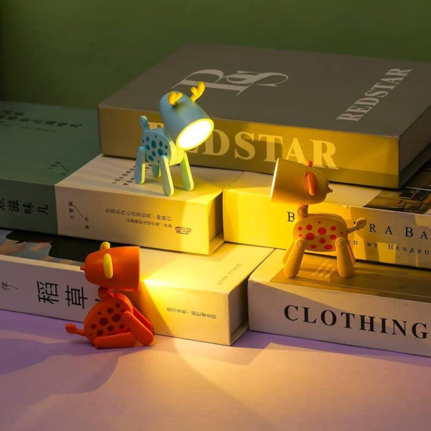 Mini Cute LED Night Light Table Decor Lamp Bedside Decorative