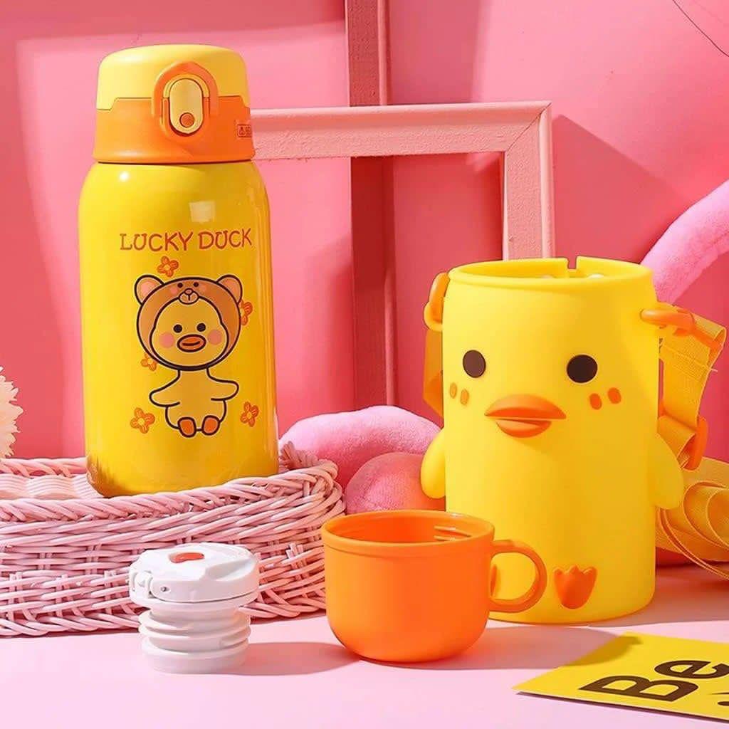 Elephant and Duck Stainless Steel Water bottle for Kids 500ml