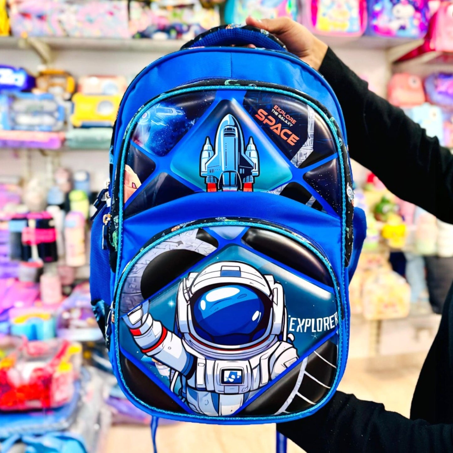 School Bag 18'' Spiderman Astronaut Super Spacious with Name