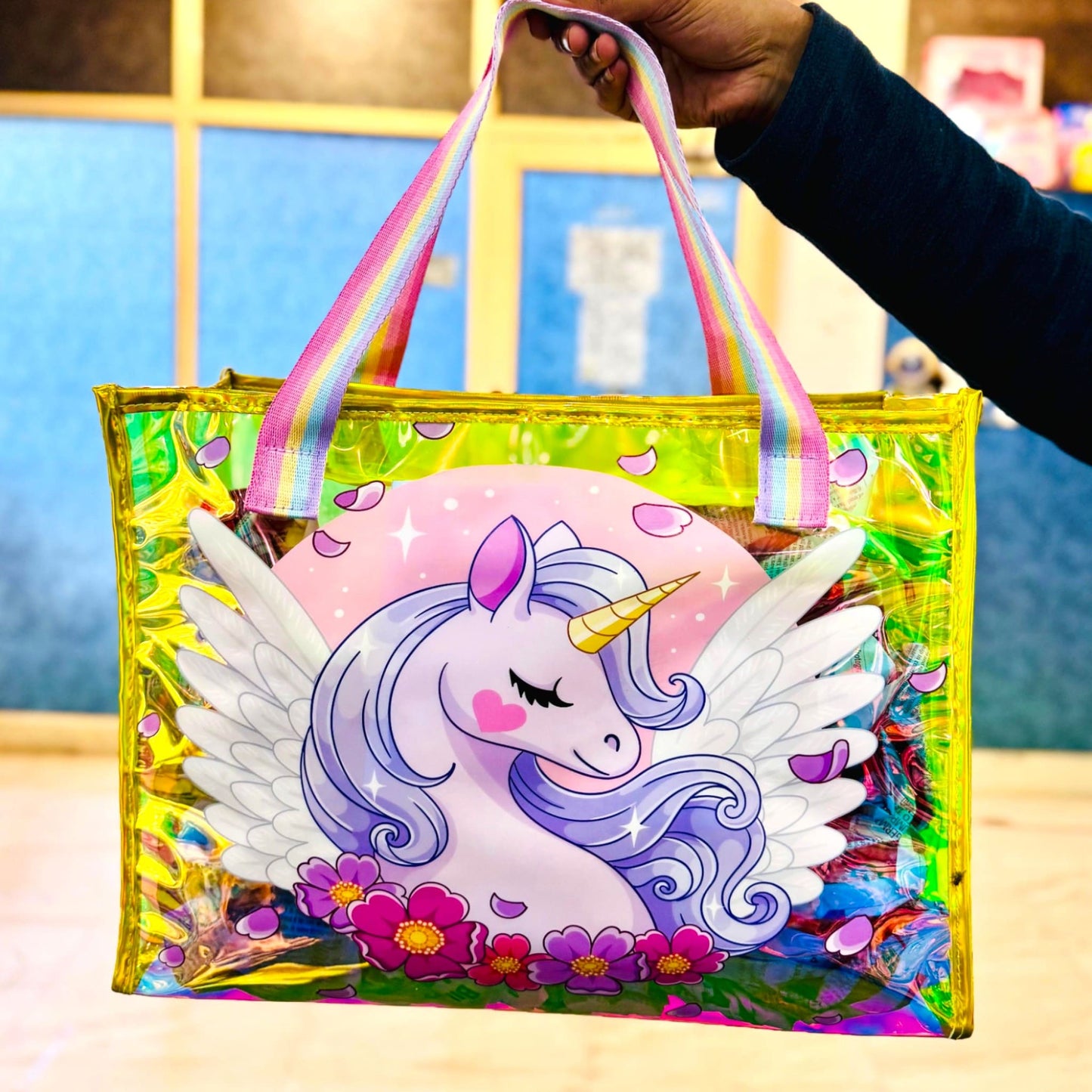 Premium Quality Holographic Tote Bag Trendy Designs