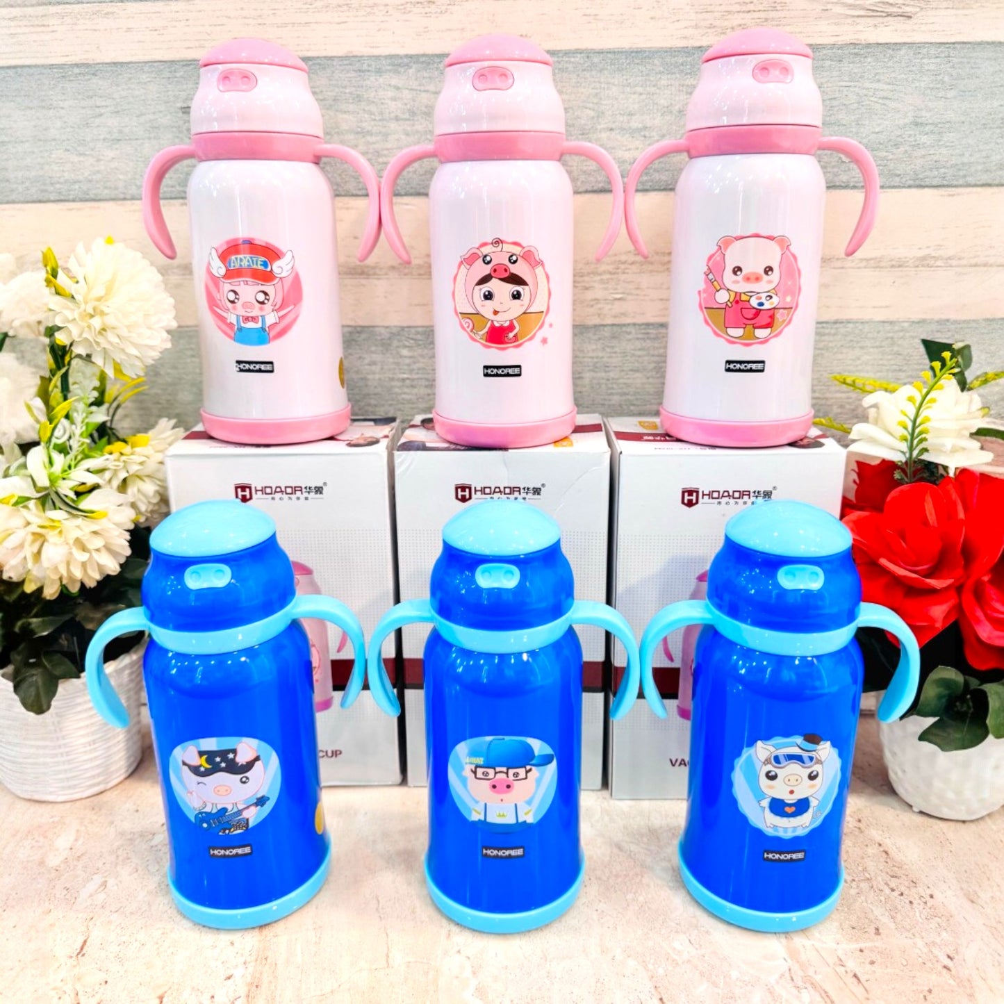 Insulated Stainless Steel 460 ml Water Sipper with Name