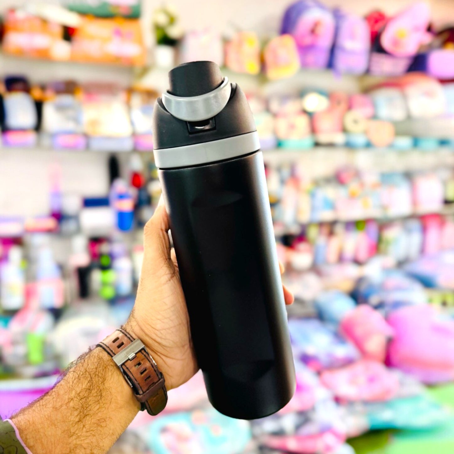 Insulated Stainless Steel 1000 ml Hot & Cold Water Bottle