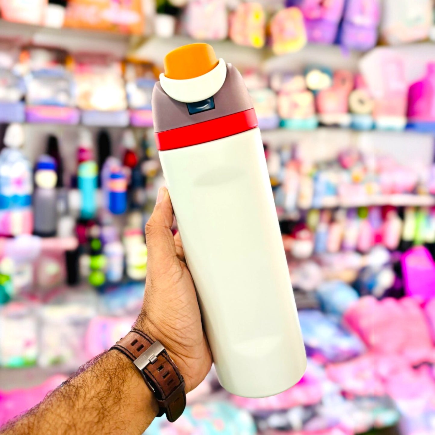 Insulated Stainless Steel 1000 ml Hot & Cold Water Bottle