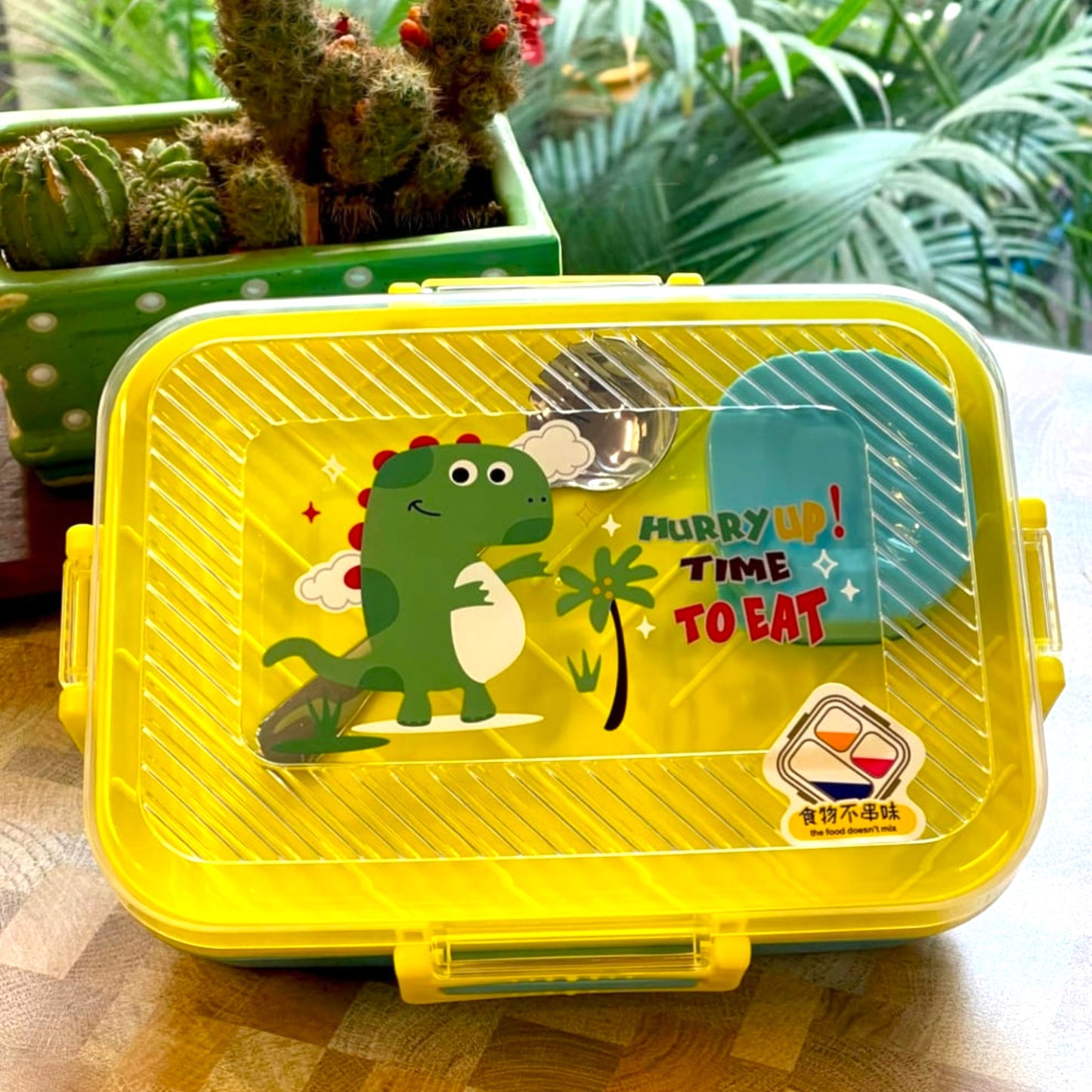 Kids Bento Mate Stainless Steel Lunch Box with Spoon Bowl