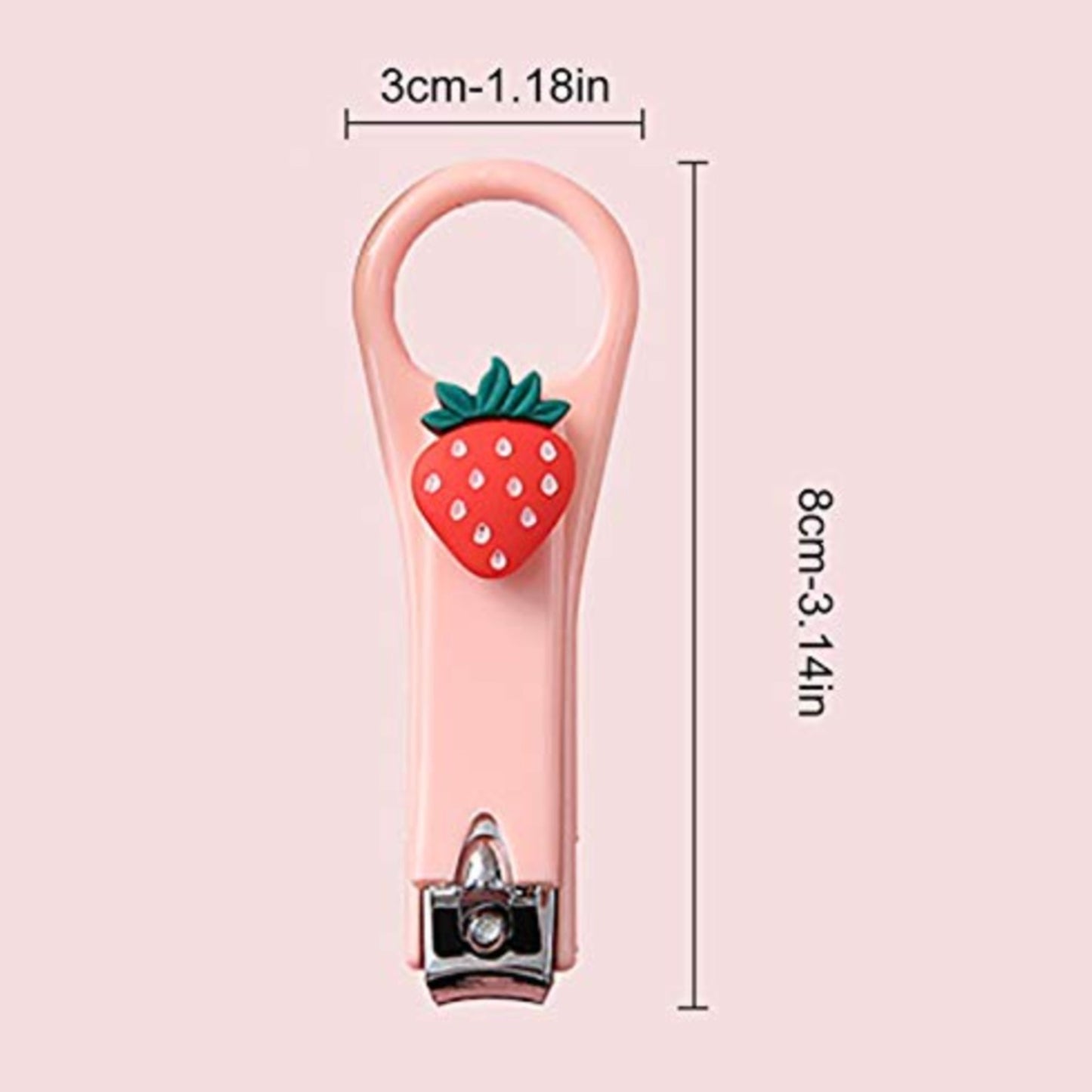 Stainless Steel Cute Nail Clipper Nail Art Fruit Decor