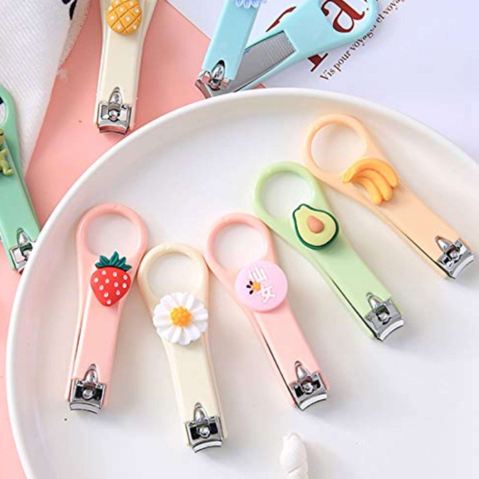 Stainless Steel Cute Nail Clipper Nail Art Fruit Decor