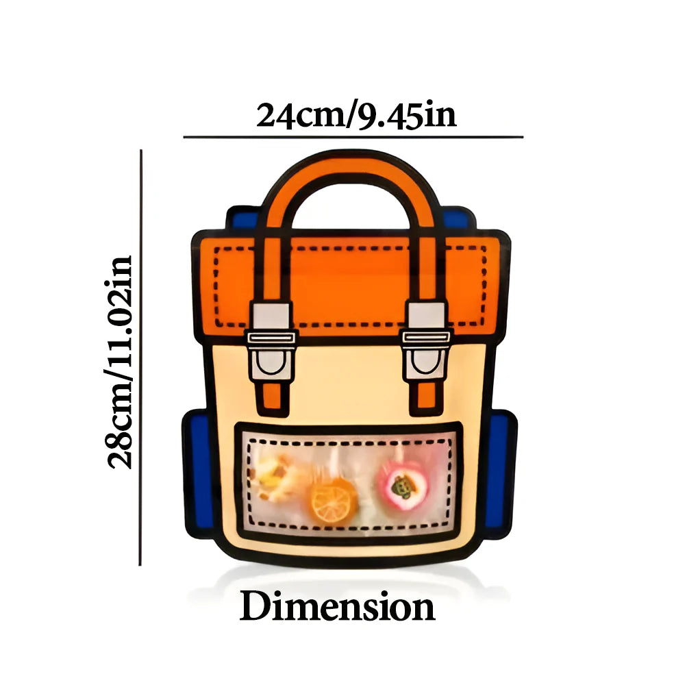 Gifting Zipper Pouch Big 28x24 cm - School Bag Design
