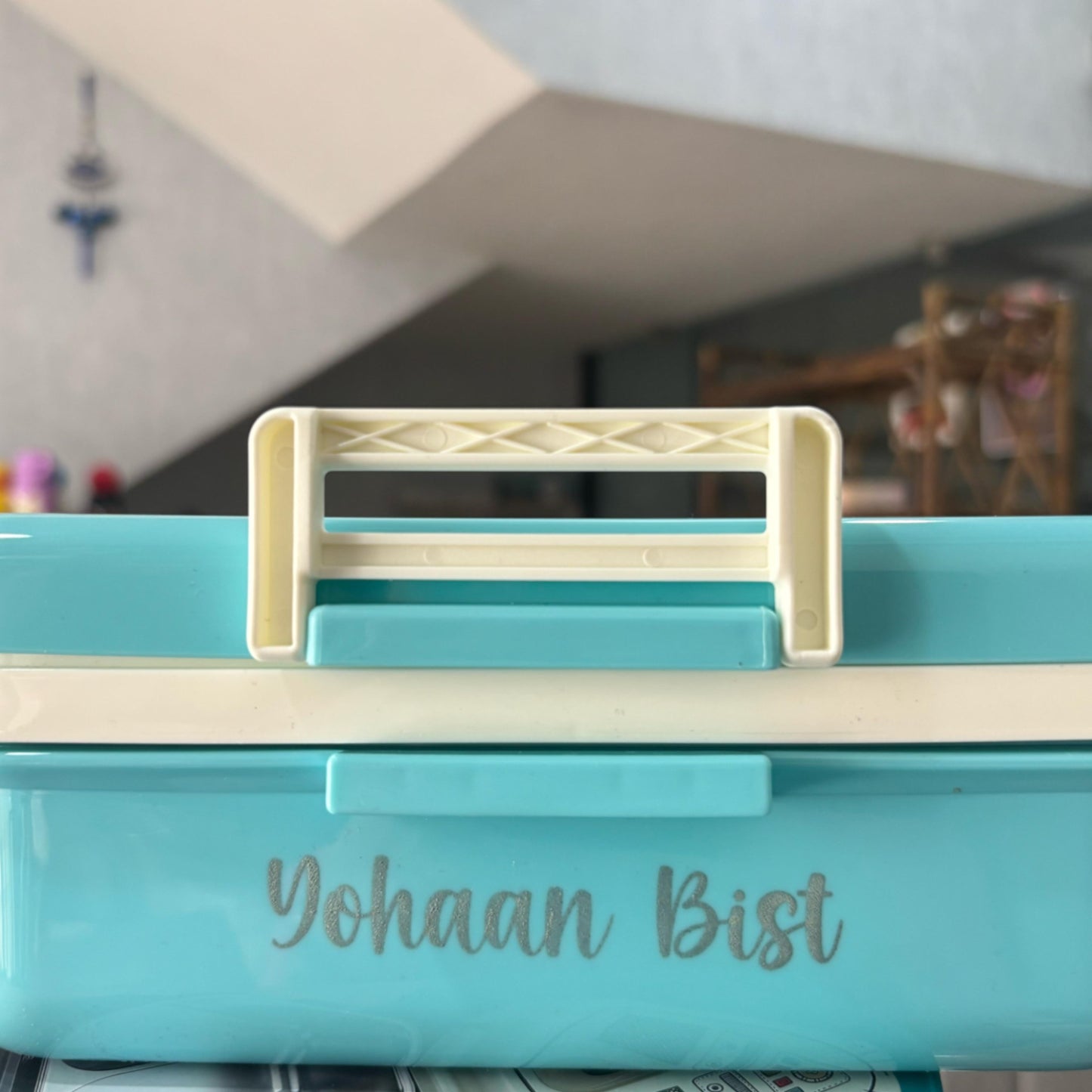 Radio Bento Steel Lunch Box | 4 Grids with Spoon Leak Proof