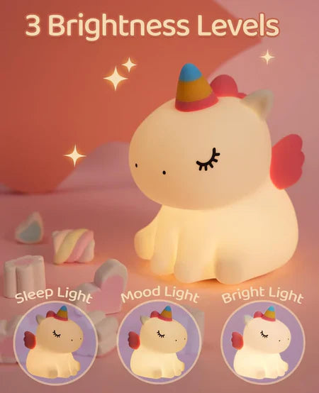 Silicon Night Light | Unicorn Design