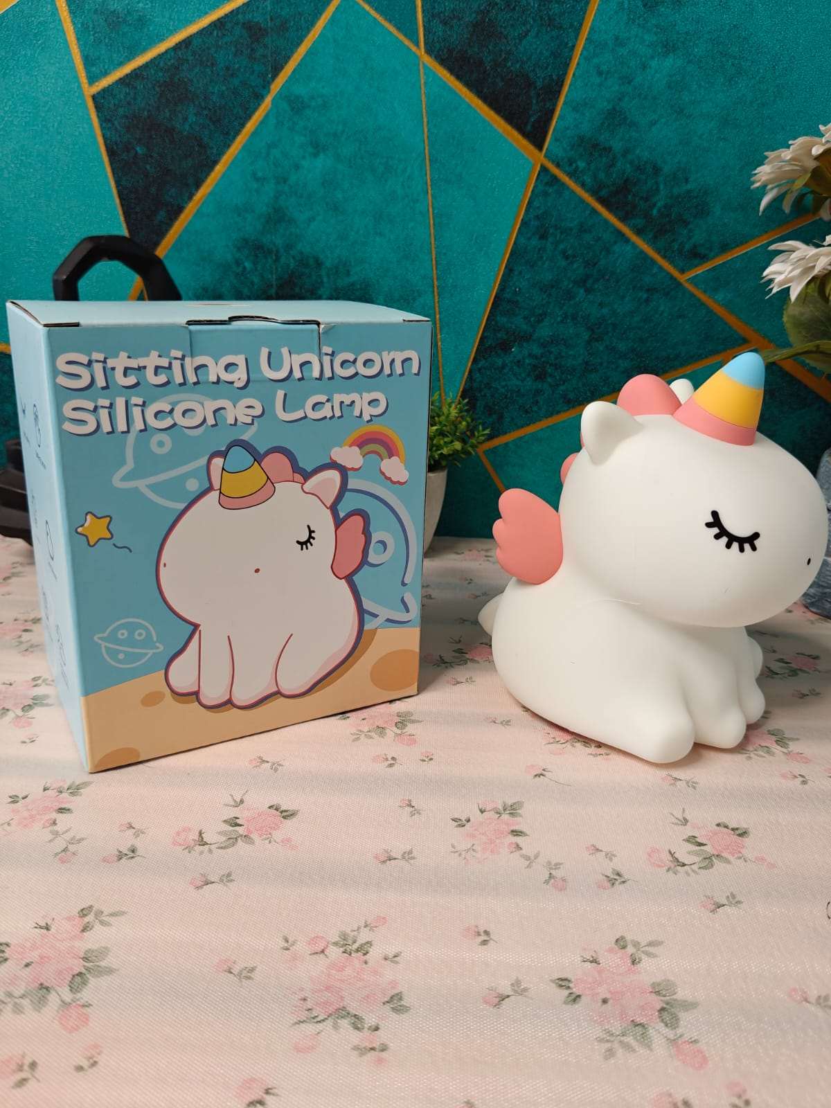 Silicon Night Light | Unicorn Design