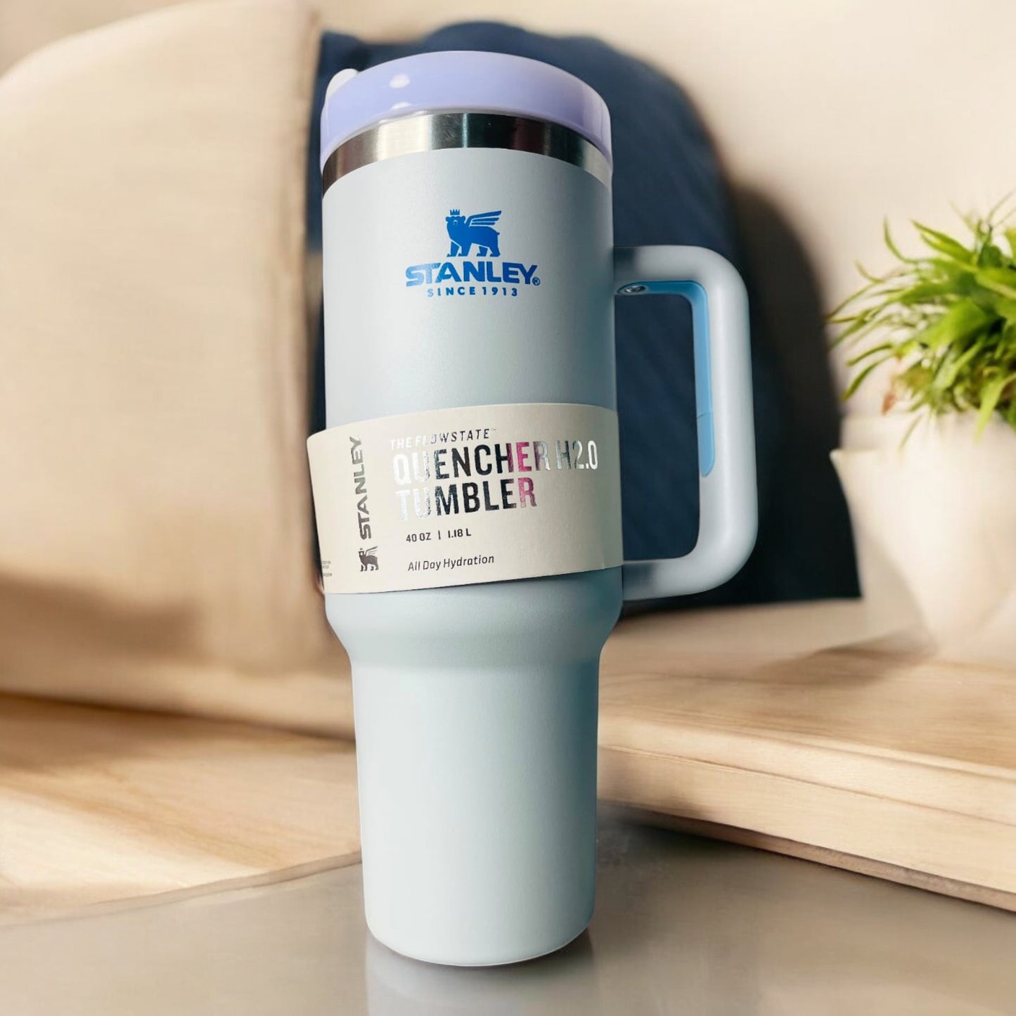Stanley Quencher Water Tumbler 1.18L with Straw Solid