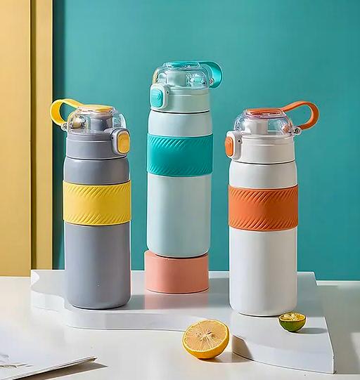 Hot & Cold Stainless Steel Water Bottle for School Gym 550ml