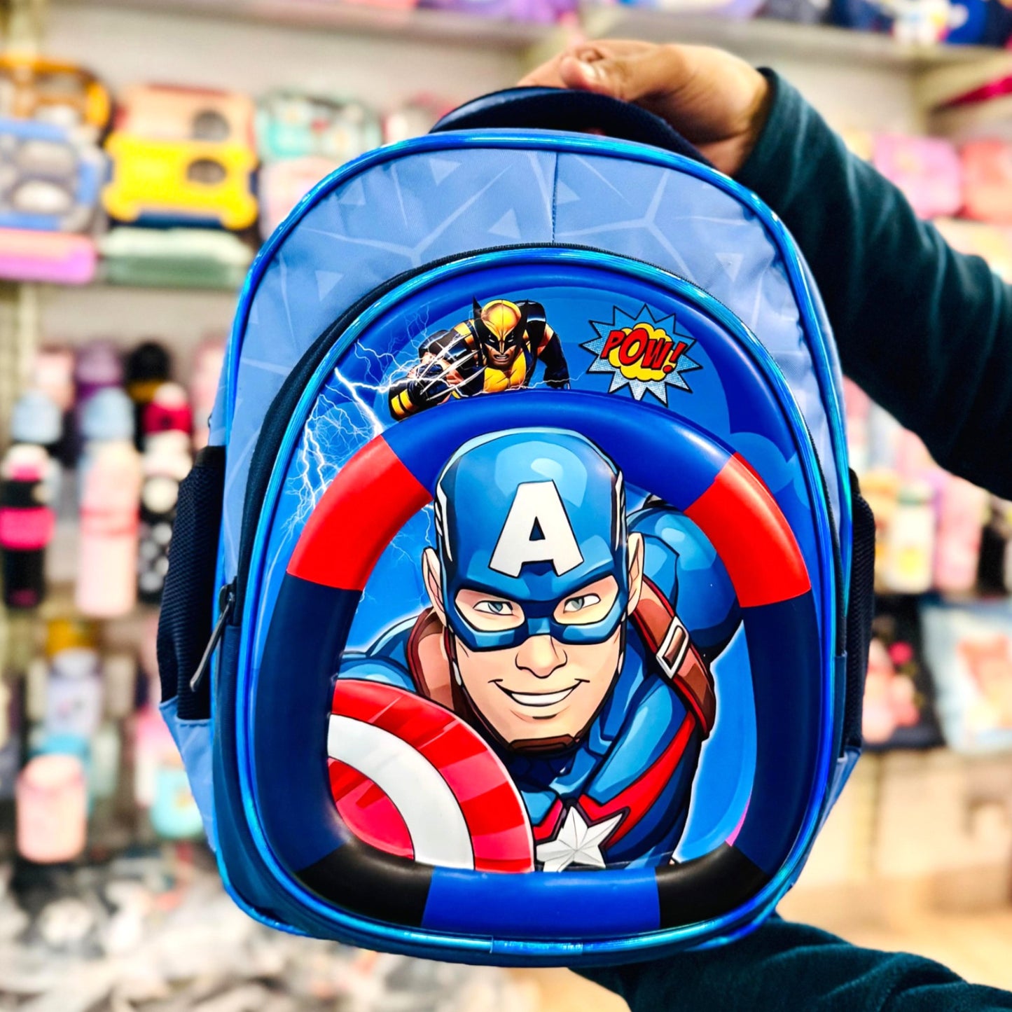 Kids Spiderman School Backpack 14 inch with Name Badge