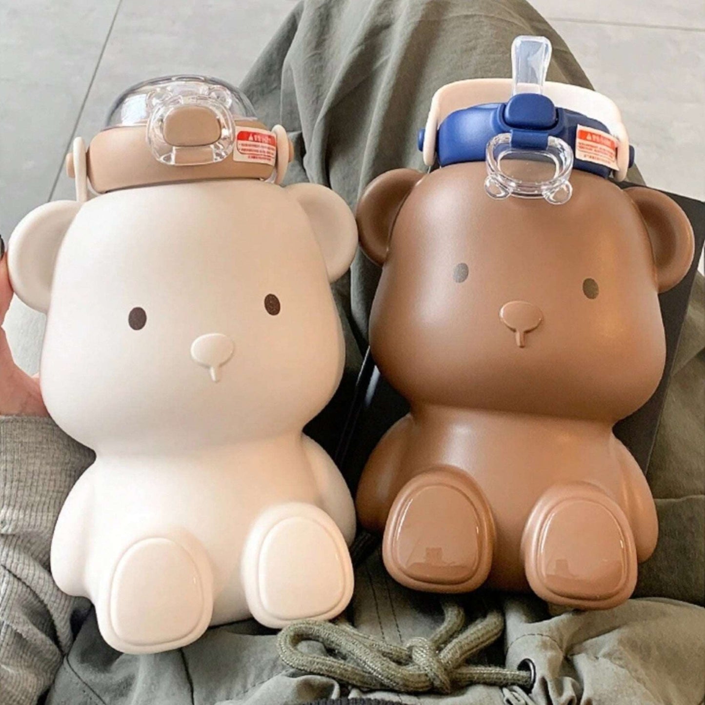 Teddy Bear Stainless Steel Insulated Water Bottle 450ml