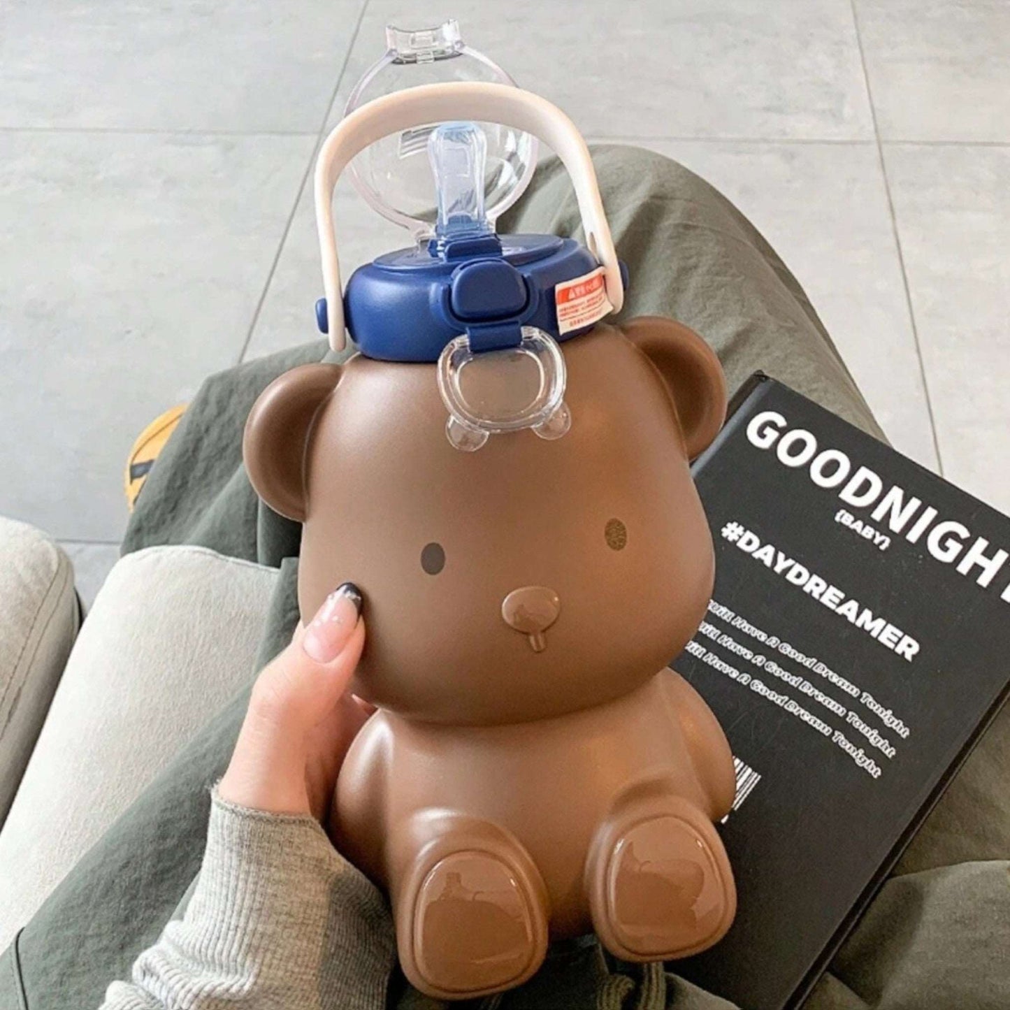Teddy Bear Stainless Steel Insulated Water Bottle 450ml