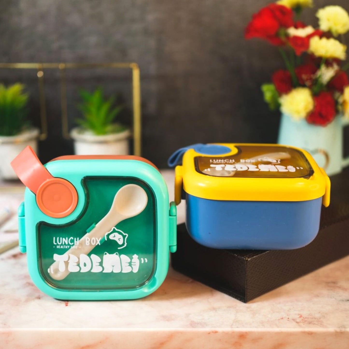 Tedemi Insulated Stainless Steel Snacks Bowl 750ml With Spoon