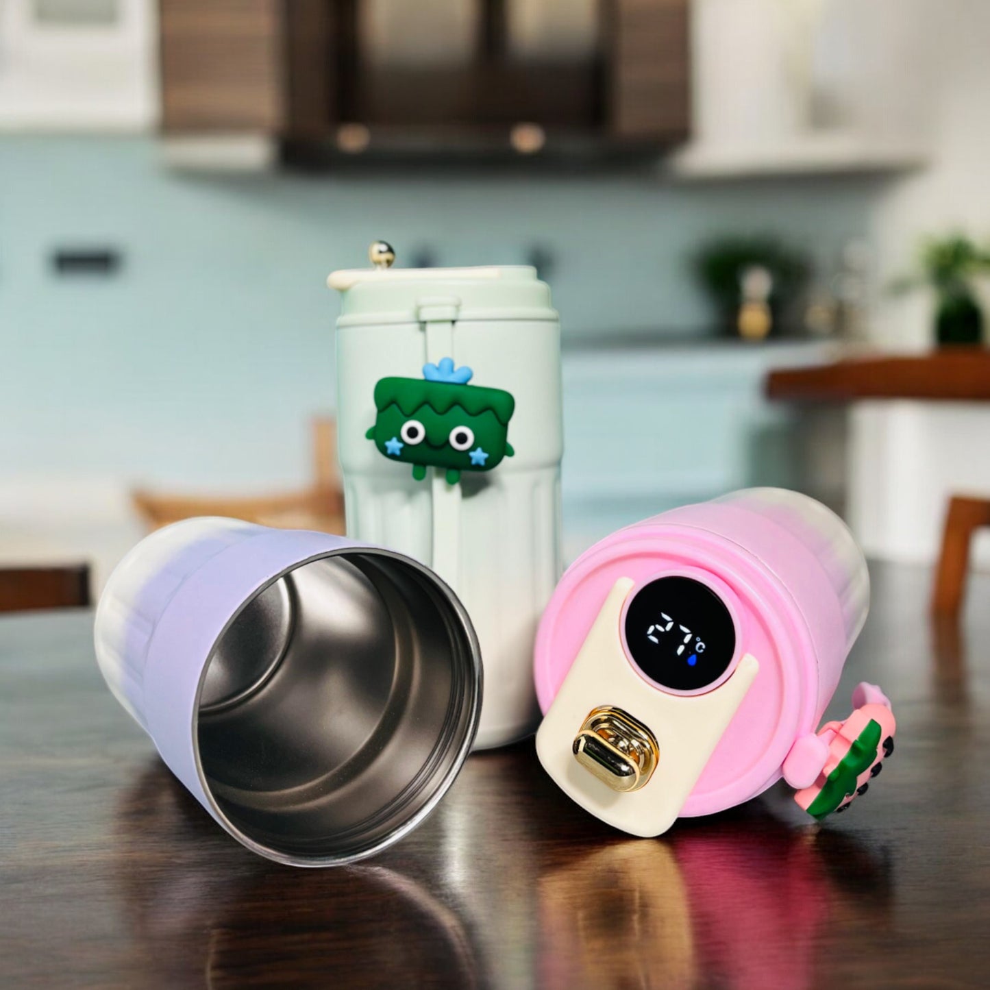 Coffee Mug Cup 460 ml Stainless Steel | Digital Display