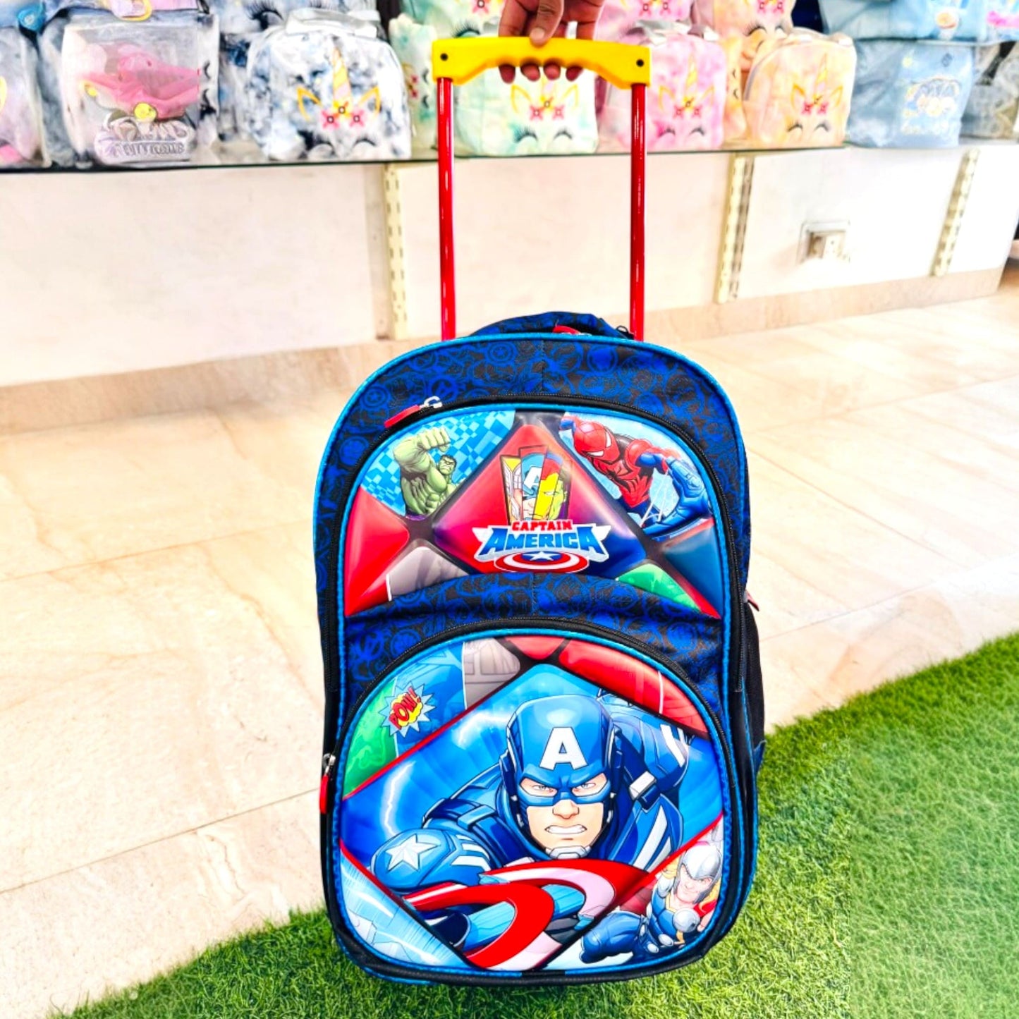 Avengers Trolley School Bag 18'' with Personalised Name Badge