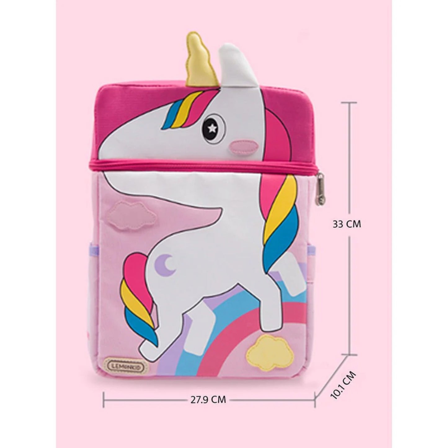 Kids Unicorn Printed Backpack 13 inches Superior Quality
