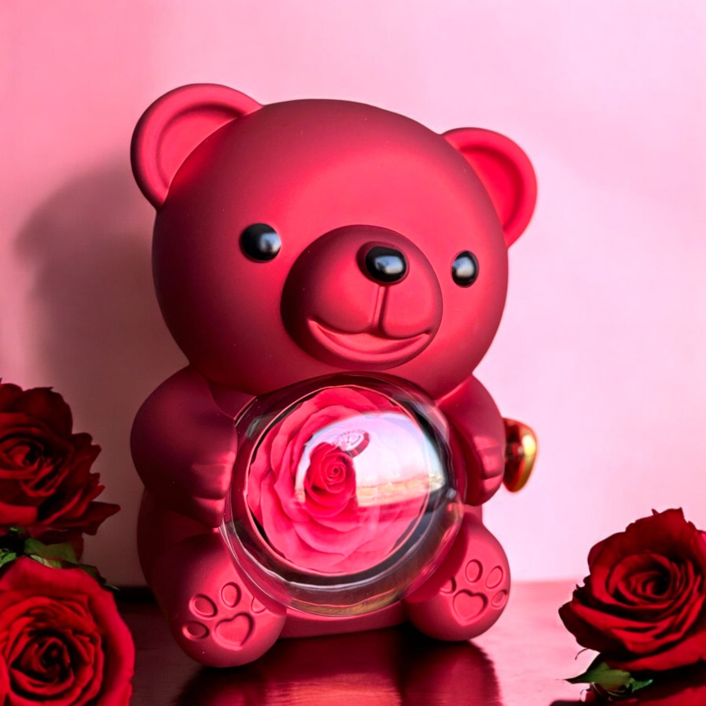 Bear Ring Box Valentine's Day Rings Case Proposal Engagement