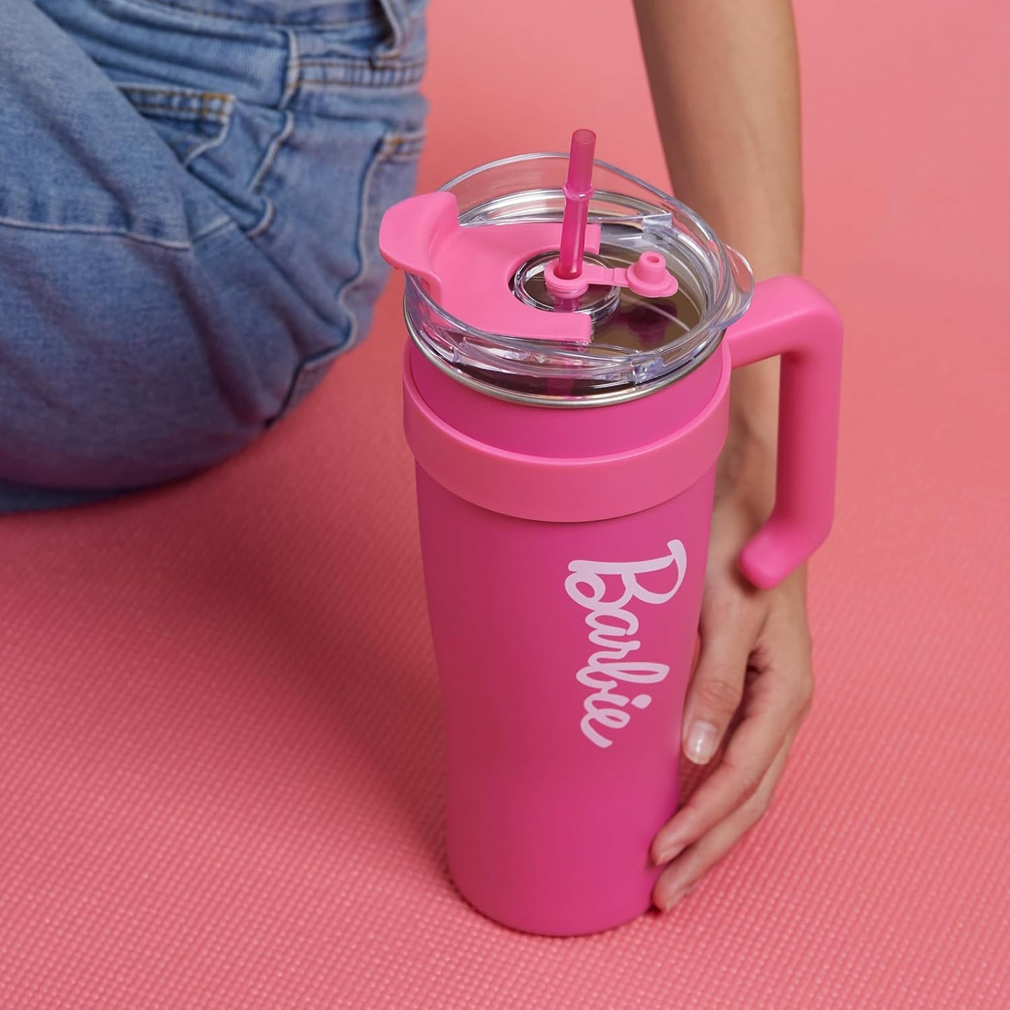 Barbie Collection Stainless Steel Tumbler with Straw 1600mL