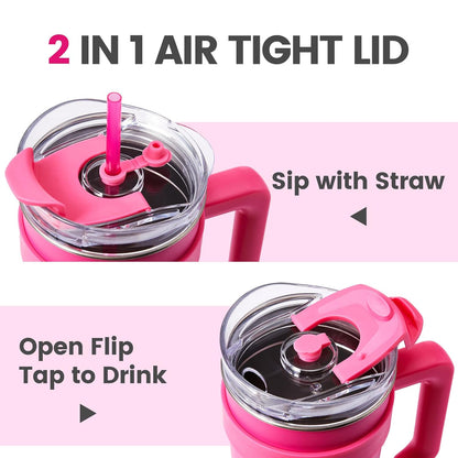 Barbie Collection Stainless Steel Tumbler with Straw 1600mL