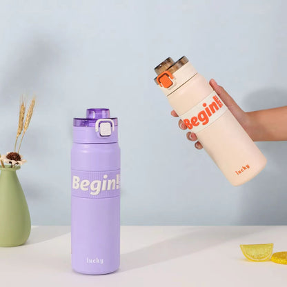 Easy Grip Insulated Stainless Steel Water Bottle 600 ml