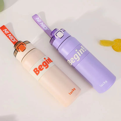 Easy Grip Insulated Stainless Steel Water Bottle 600 ml