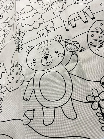 Doodle Drawing Mat for Kids with 6 Water Pens Reusable