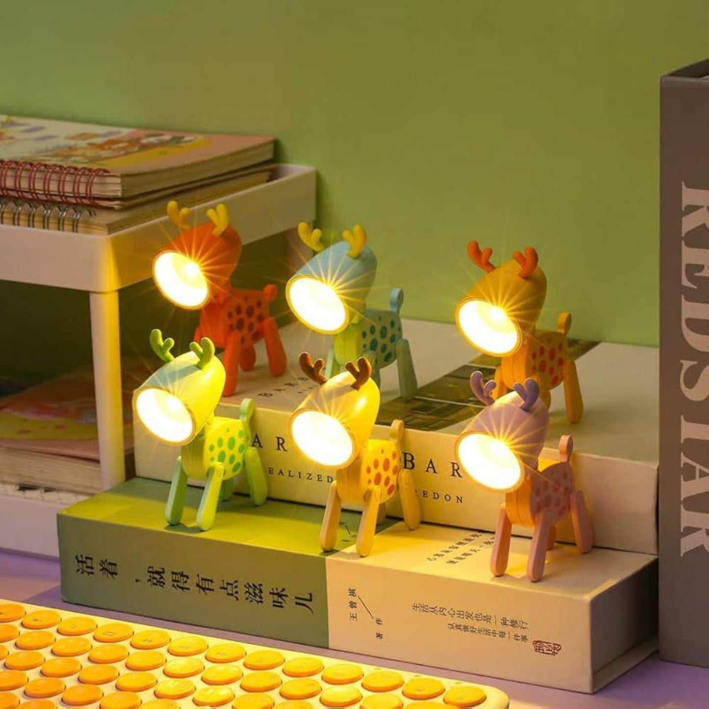 Mini Cute LED Night Light Table Decor Lamp Bedside Decorative