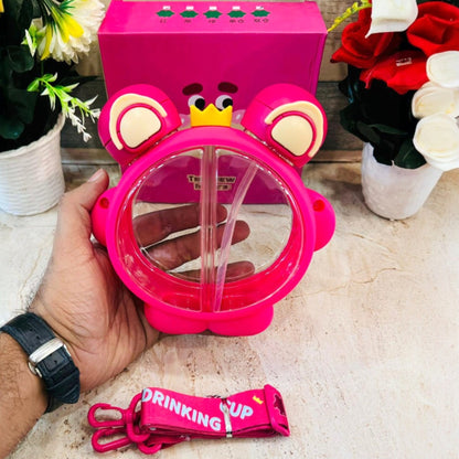 2-in-1 Dual Sipper Water Bottle for Kids BPA Free 650 ml