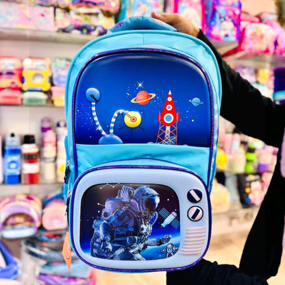 School Bag 18'' Spiderman Astronaut Super Spacious with Name