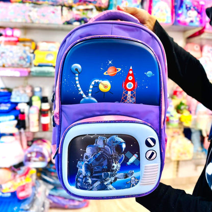 School Bag 18'' Spiderman Astronaut Super Spacious with Name
