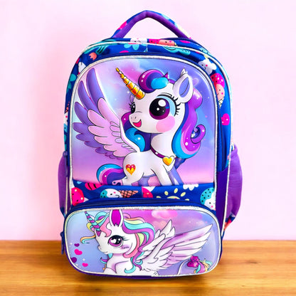 Kids Hardshell Character School Bag 18 Inch with Name Badge