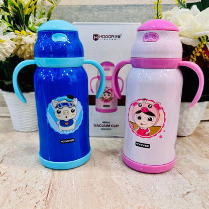 Insulated Stainless Steel 460 ml Water Sipper with Name