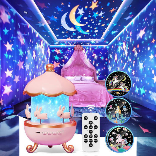 Night Light Kids 15 Films+10 Soothing Sounds Projector Light