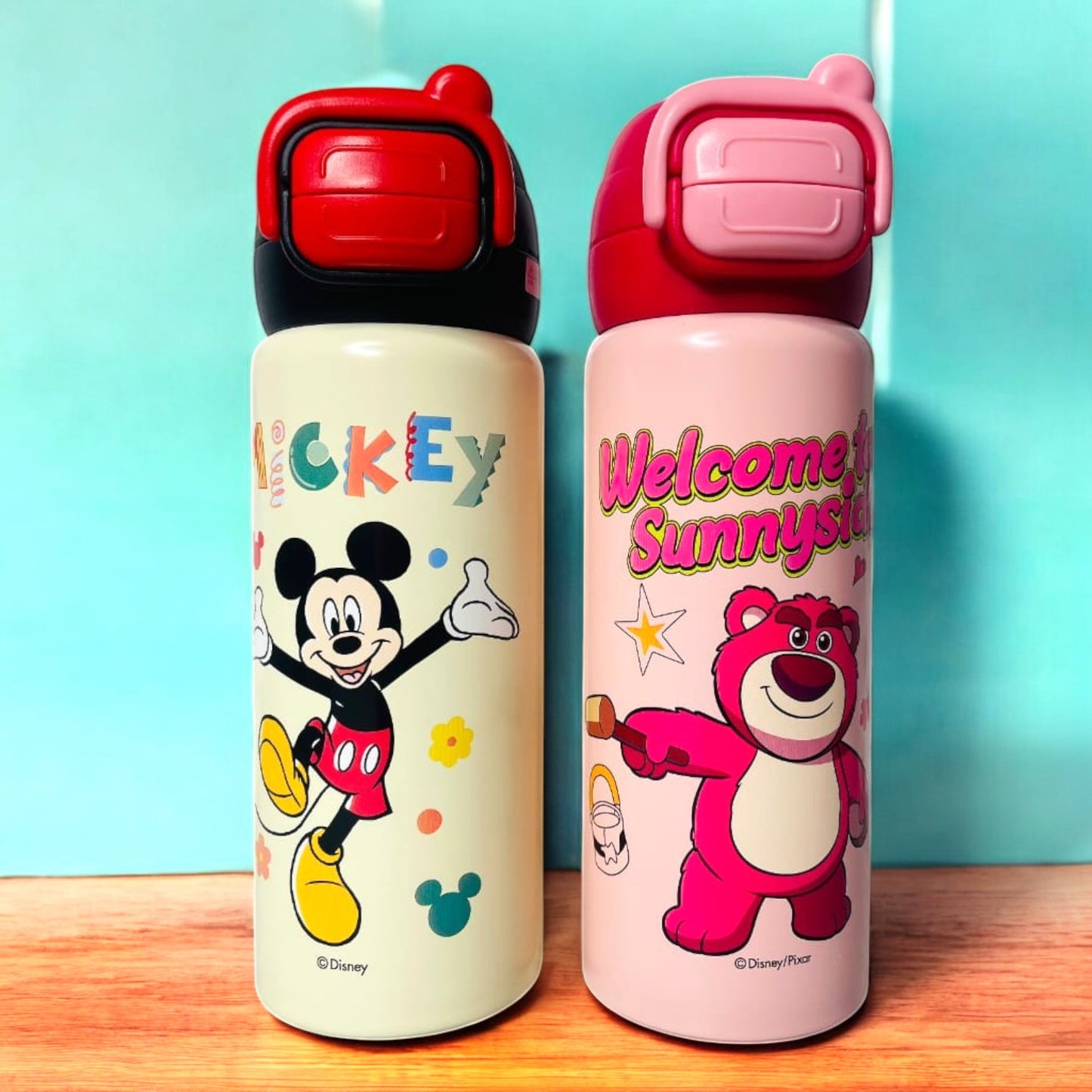 Disney Mickey 2 in 1 Insulated Steel Water Bottle 500 ML