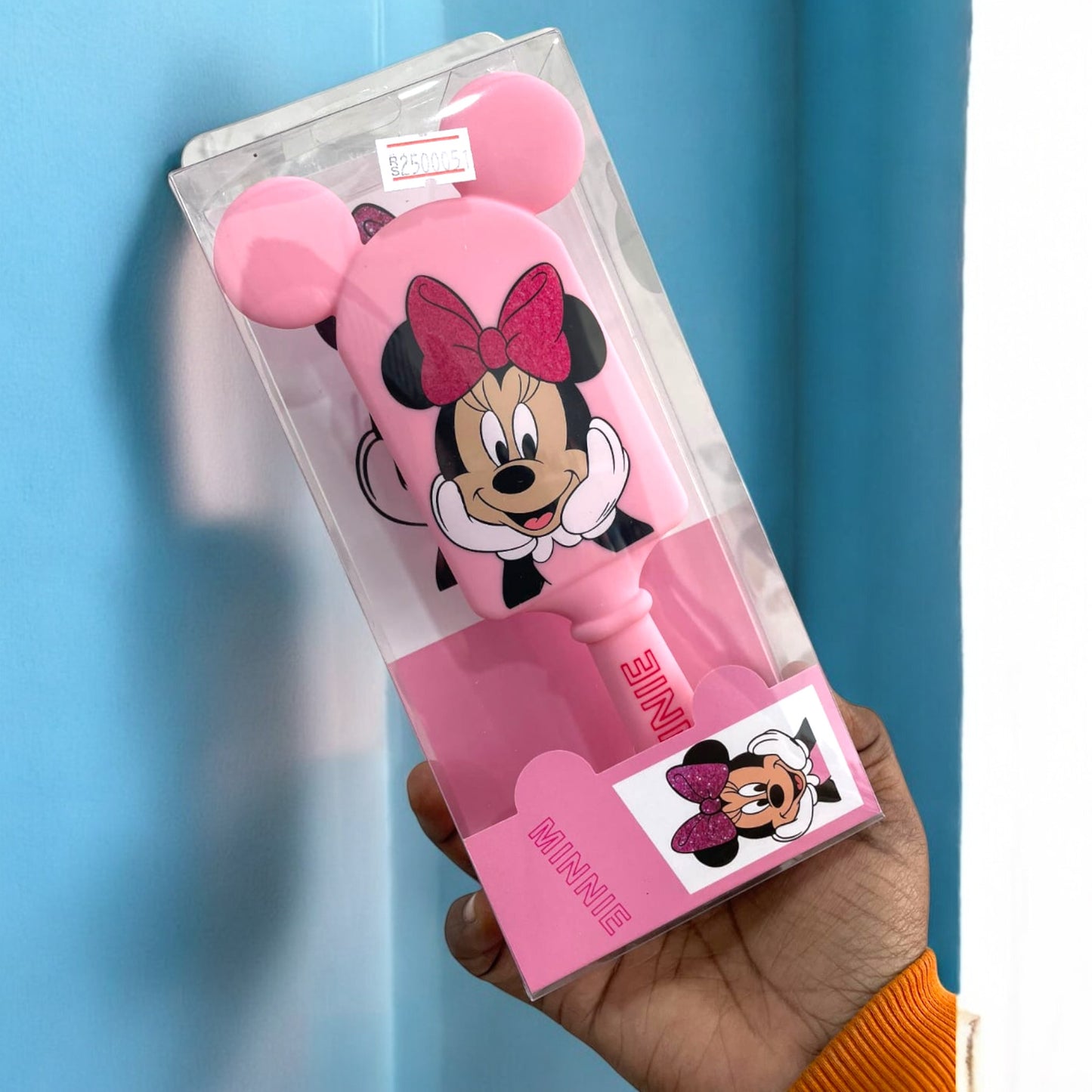 Cartoon Minnie & Mickey Cushion Hair Comb for Kids Girls