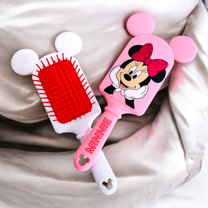 Cartoon Minnie & Mickey Cushion Hair Comb for Kids Girls