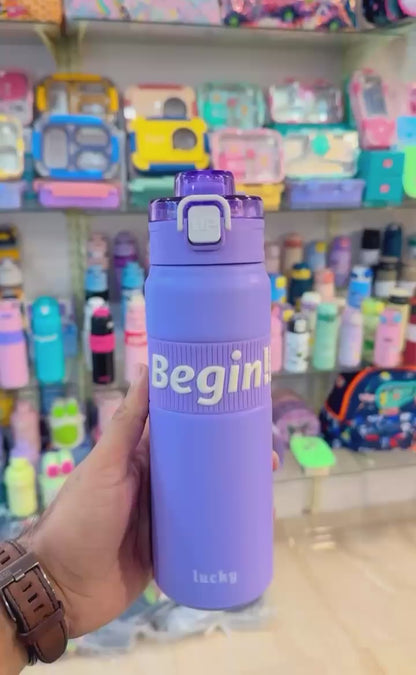 Easy Grip Insulated Stainless Steel Water Bottle 600 ml