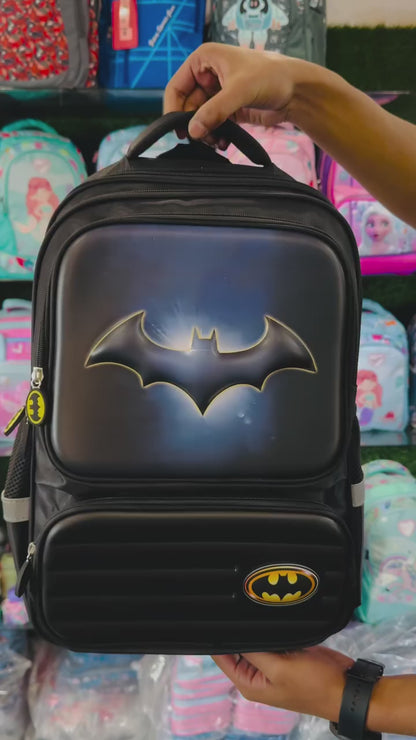 Kids Character School Backpack 17 inches with Name Badge