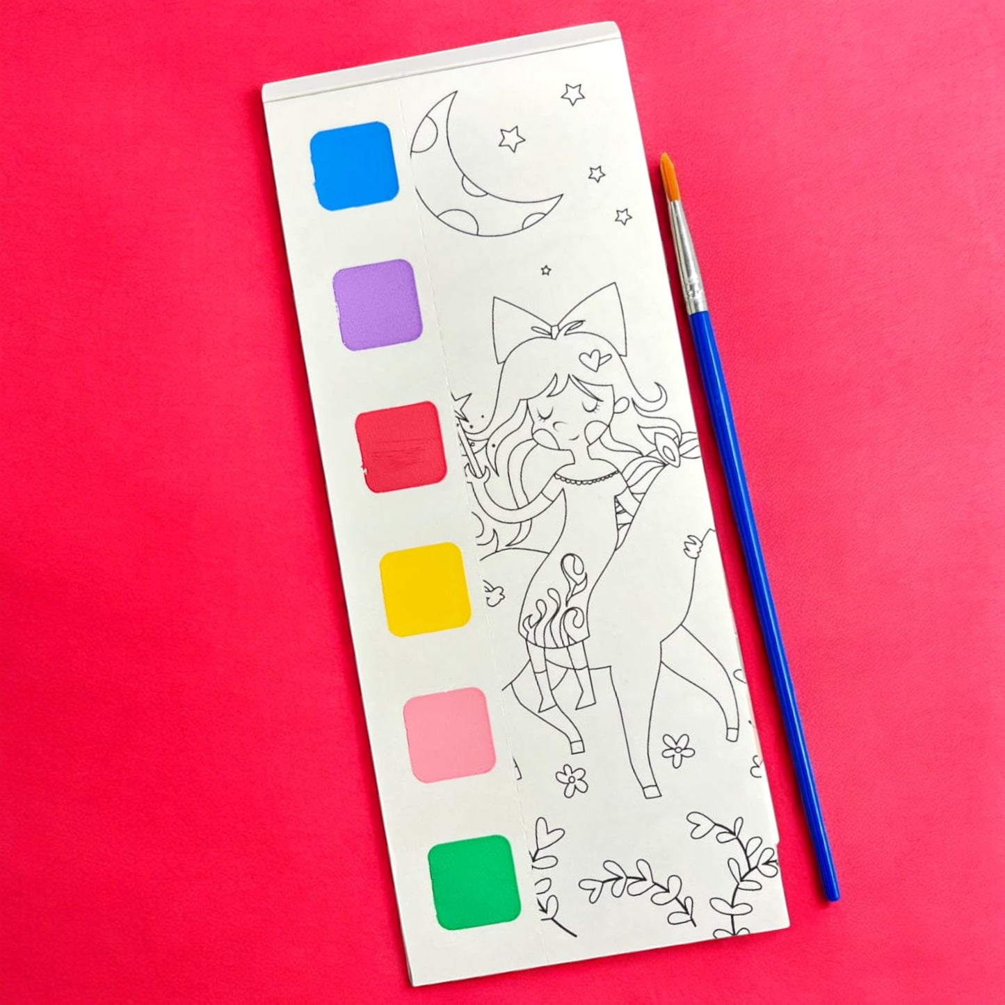 Watercolour Painting Notepad for Kids 12 Different Pages